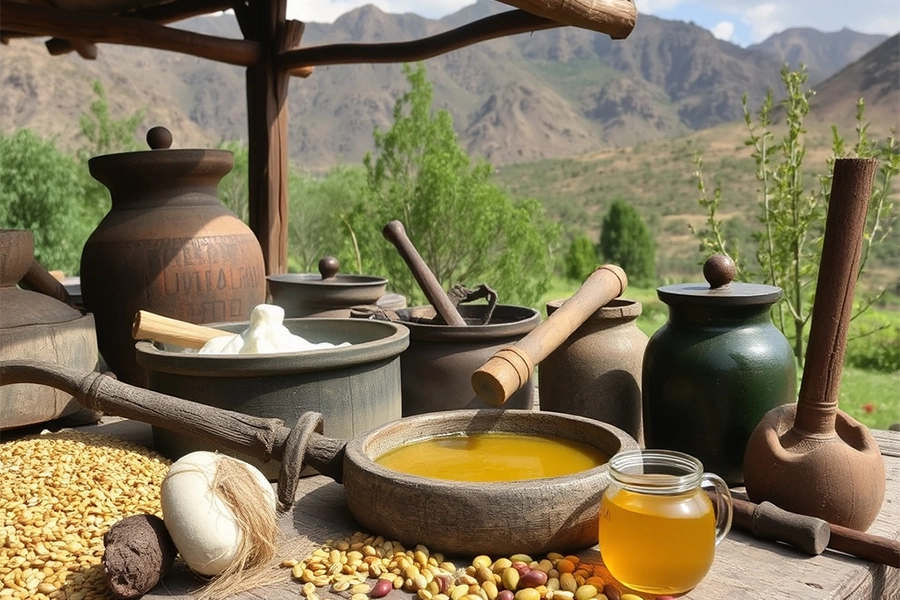 تاریخچه و سنت‌های روغن‌گیری در ایران
